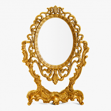 กระจกเงาตั้งโต๊ะ สไตล์ยุโรปยุคกลาง